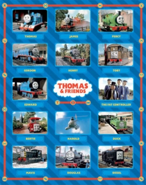 Thomas & Friends Characters Poster