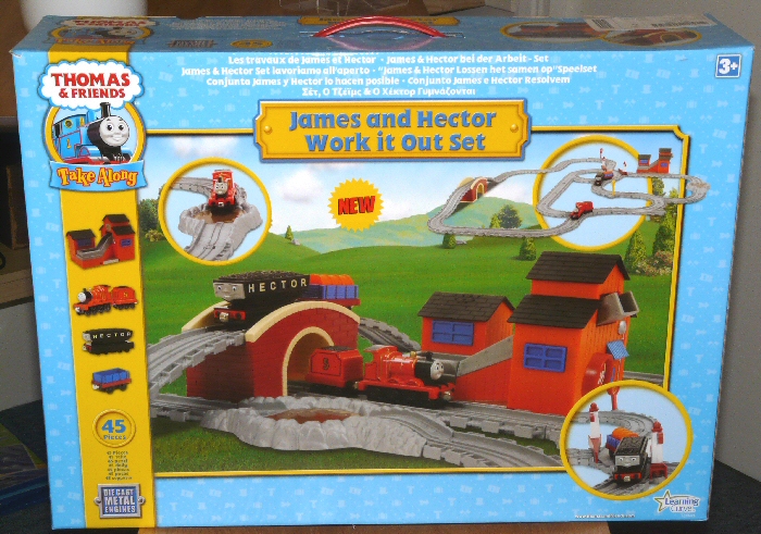 TAKE ALONG THOMAS JAMES & HECTOR WORK IT OUT SET~45 PCE | eBay