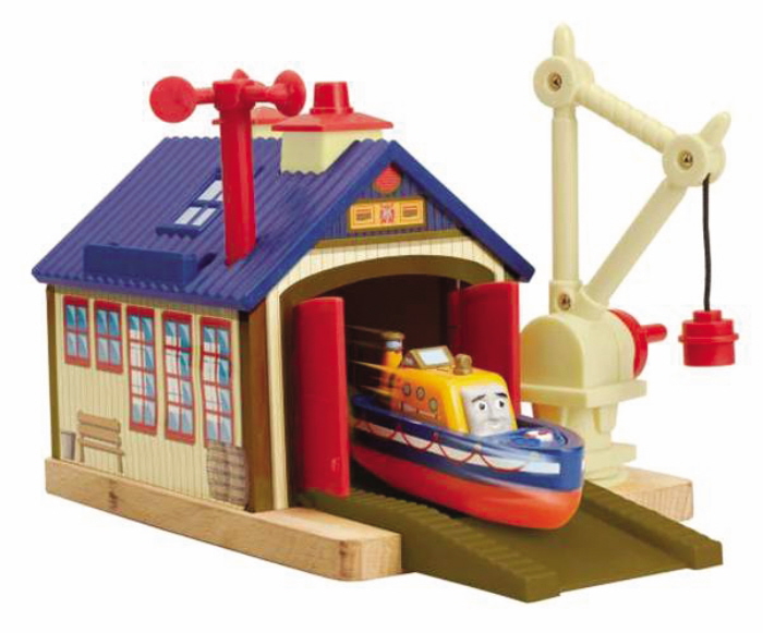 thomas wooden railway shed